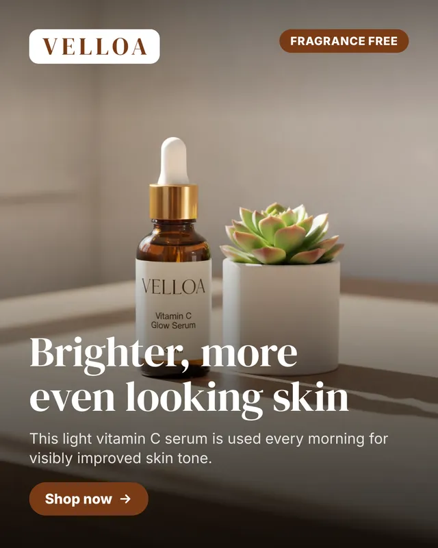 A Velloa serum ad
